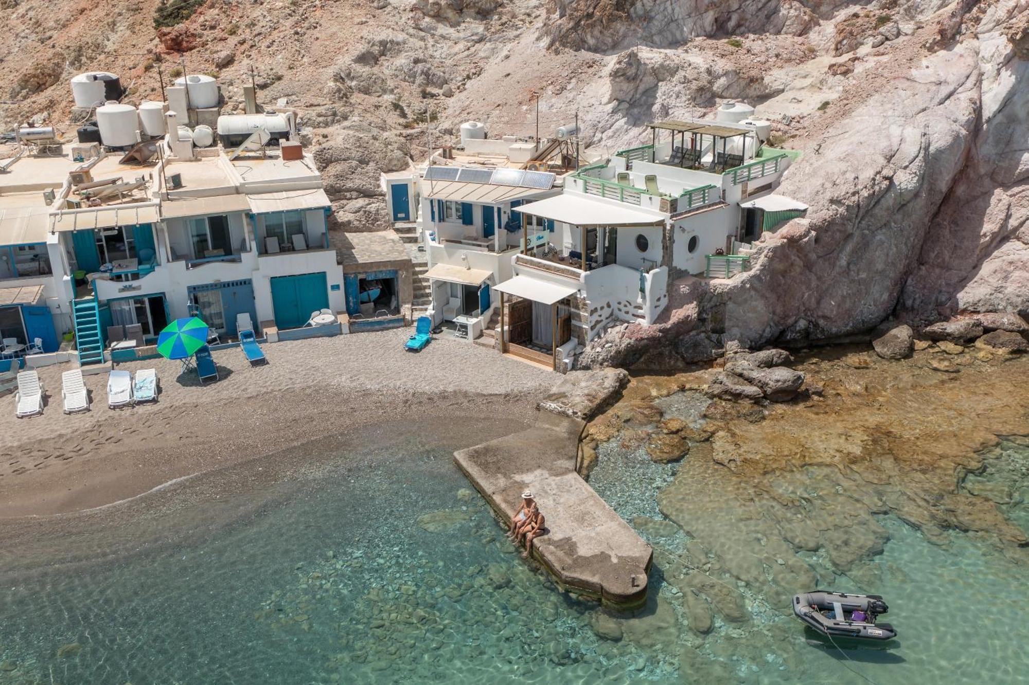 Hada Seaside Apartment Firopotamos ภายนอก รูปภาพ